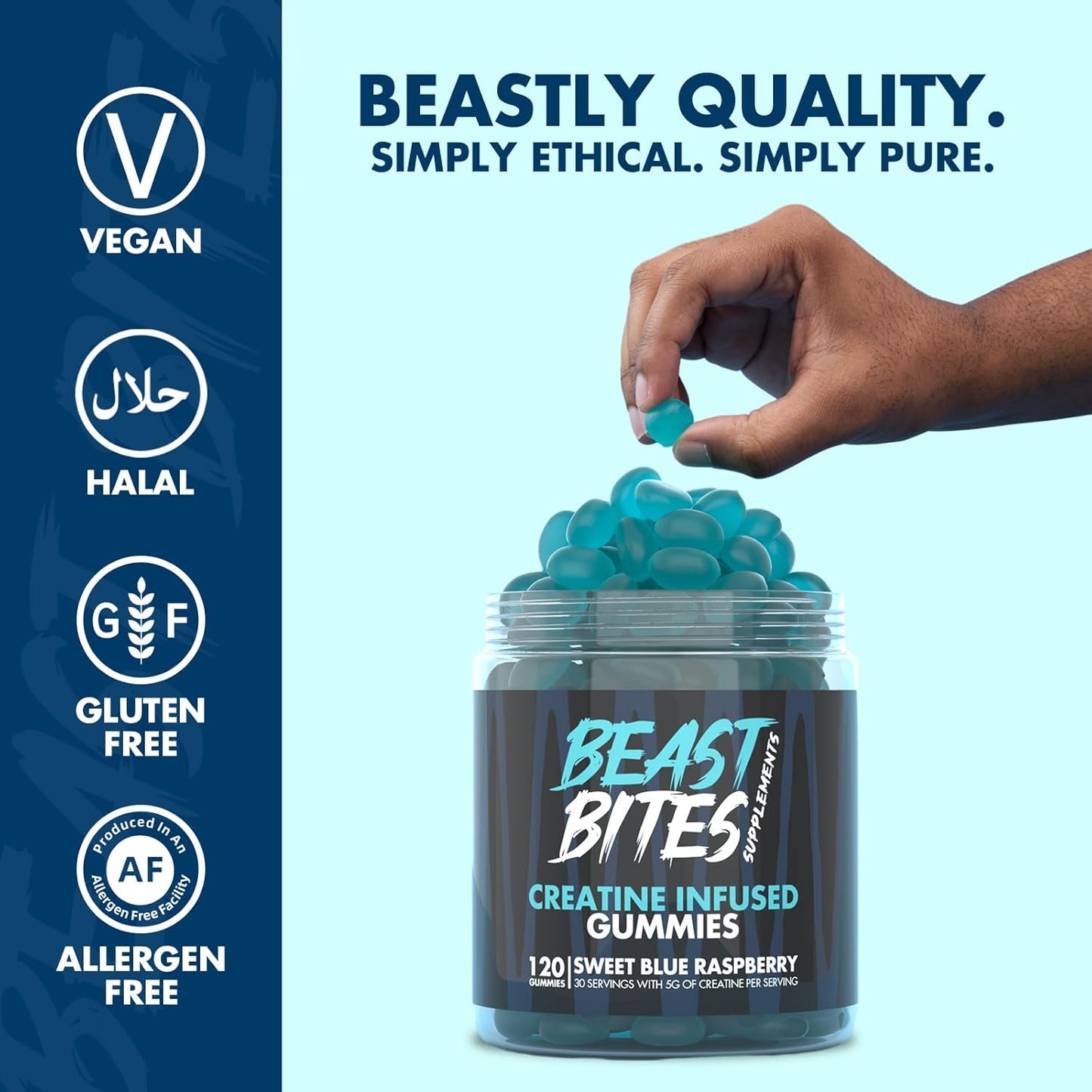 BEAST Bites™ | Gomitas de CREATINA