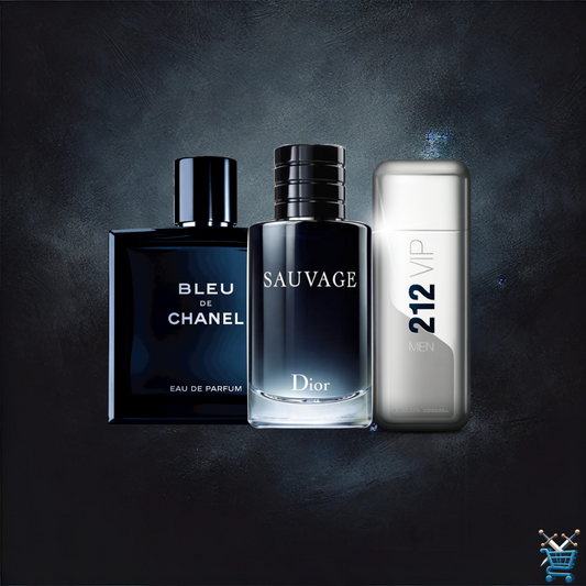 KIT X3 SAUVAGE | BLEU |212 VIP