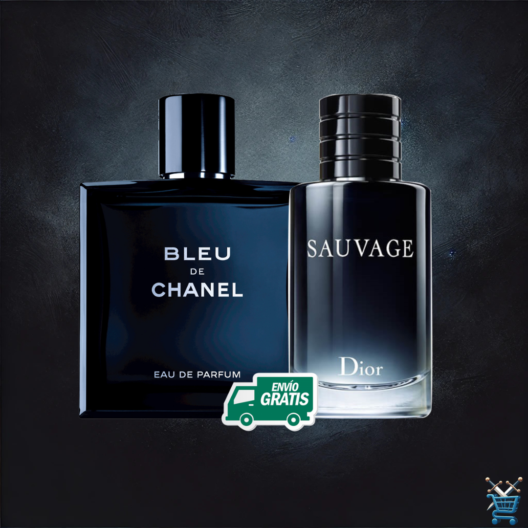 KIT X2: Sauvage de Dior y Bleu de Chanel