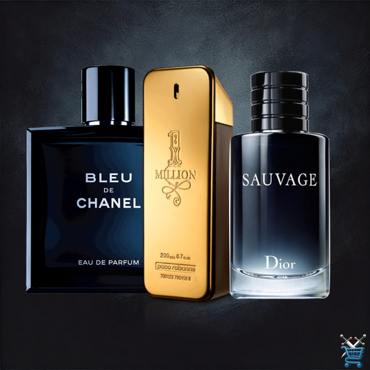 KIT 3x1 ONE MILLON | BLEU CHANEL | SAUVAGE DIOR